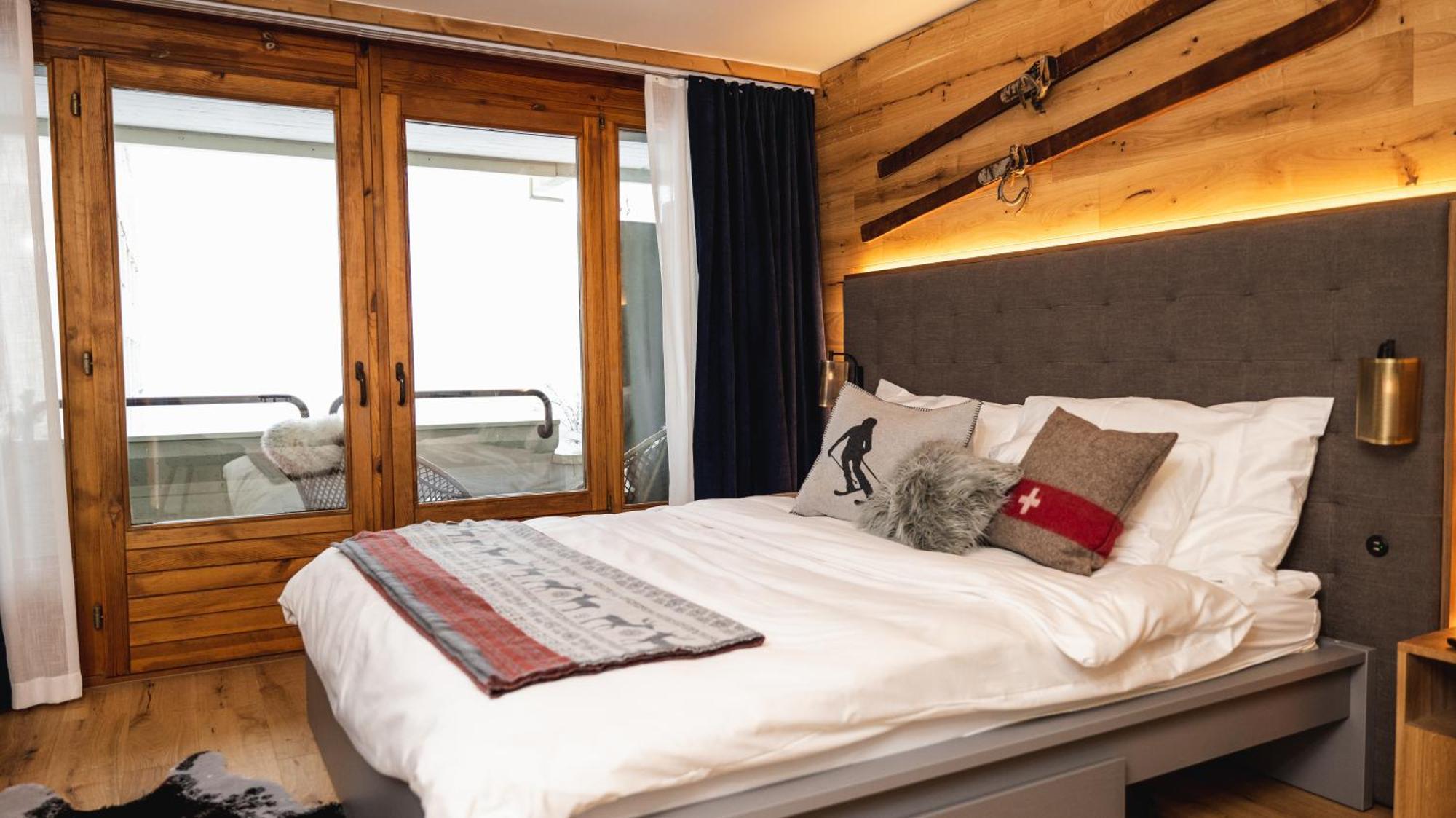 Wunderstay Alpine 403 Centric Studio Balcony/View Davos Exterior foto