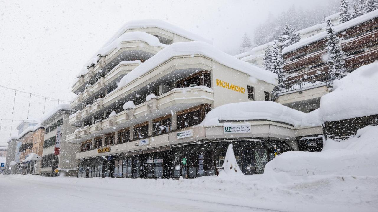 Wunderstay Alpine 403 Centric Studio Balcony/View Davos Exterior foto